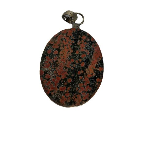 Vintage Mahogany Obisidian Cabuchon Pendant - Picture 4 of 4